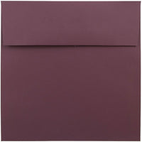 JAM Paper 8.5 x 8.5 Square Envelopes, Burgundy, 1000 Pack (36395841B)-Burgundy