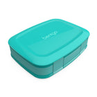 Bentgo Fresh Lunch Box - Aqua-Dishwasher Safe Tray: Simply pop out the removable compartment tray for quick and easy clean up in the dishwasher. Hand washing is recommended for the outer shell.