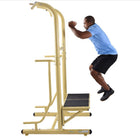 Stamina Outdoor Power Tower Pro - Yellow-Dip station