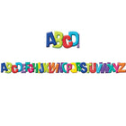 Eureka Extra Wide Deco Trim, Colour My World ABC , 72 Pack-Create fresh looks for bulletin boards, windows, walls, and class projects with borders and trimmers