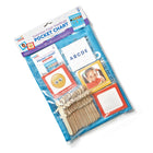 Hand2Mind Express Your Feelings Pocket Chart - Multicolor-Preschool teacher supplies: Each Express Your Feelings Pocket Chart comes equipped with 17 feelings cards, 5 organization cards, 5 Write 'n' Wipe Cards, 1 getting started guide and 30 people craft sticks. A definite teacher must have when teaching kids about their feelings and emotions in the classroom, home or daycare.