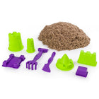 Kinetic Sand Beach Castle-The 2 multi-use tools can be used to cut, dig, rake and shovel Kinetic Beach Sand.
