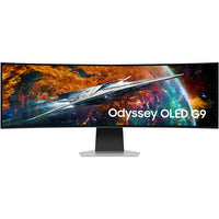 Samsung 49" Odyssey OLED DQHD Neo Quantum Processor Pro 0.03ms 240Hz Curved Smart Gaming Monitor - G95SC-49" 5120 x 1440 Resolution, OLED Panel Type