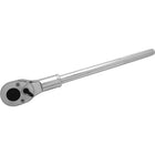Dynamic Tools 3/4" Drive Chrome Ratchet Without Quick Release, 24 Teeth, 20" Long-3/4" Drive