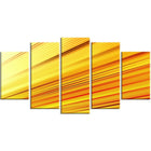 Designart Speed of Light 5-Panel Abstract Canvas Art Print, (PT3091-373)-Print