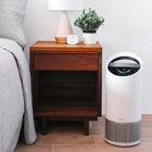 TruSens Z2000 Air Purifier with SensorPod Air Quality Monitor-Contemporary design with sleek touch-button controls and integrated handle blend seamlessly into your environment