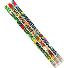 Musgrave Pencil Company - Student of the Week Pizzazz #2 Pencils - Paquet de 144-Round woodcased #2 pencils with Erasers