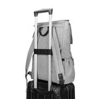 Bugatti Reborn Collection Backpack - Grey (BKP2229BU-GREY)-Large main compartment with a padded pocket for your iPad/Tablet