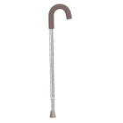 Drive Medical Aluminum Round Handle Cane with Foam Grip-Silver, Aluminum