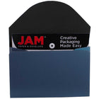JAM Paper Plastic Business Card Case, Blue Metallic, 5 Pack (3656189g)-Material: Plastic