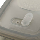 Minimal Silicone Bento Lunch Box - Grey - 900ml - Set of 2-FDA (US) and LFGB (EU) certified