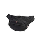 Swiss Gear Waist Bag with RFID Pocket - Black-RFID blocking pocket to help guard against identity theft / electronic pickpocketing positioned in the large main compartment