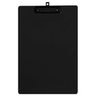 Geo Plastic Clipboard, Legal, 9" x 15", Black, 12 Pack-Clipboard made of strong plastic with retractable hook.