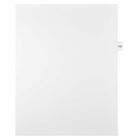 Mark Maker Legal Exhibit Index Tab White Single Tabs, 1/15th Cut, Letter Size, No Holes, Number 170, 25 Pack-White Single Tabs, 1/15th Cut