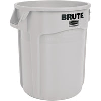 Round Brute Containers, White, 3 Pack-Brute container