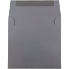 JAM Paper 8.5 x 8.5 Square Envelopes, Dark Grey, 100 Pack (36396440g)-Size: 8 1/2" x 8 1/2"
