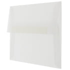 JAM Paper A7 Invitation Envelopes, 5.25 x 7.25, Clear Translucent Vellum, 1000 Pack (2851295B)-Size: A7 (5 1/4" x 7 1/4")