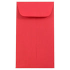 JAM Paper #5.5 Coin Envelopes, 3 1/8 x 5 1/2, Brite Hue Red Recycled, 100 Pack-Coin Envelopes