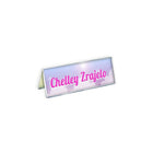 Azar Displays 3" x 11" Double Sided Nameplates, Clear, 10 Pack (192806)-Durable frames and easy to interchange printed materials