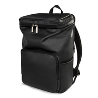 Bugatti Taylor Collection 15.6" Business Backpack - Black-Black, Vegan leather