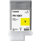 Canon PFI-106 Yellow Ink (130ml) for IPF6300 / 6300S /6400 / 6400S / 6400SE / 6450-Yellow