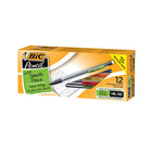 BIC Mechanical HB Pencils - 0.7mm - 12 Pack-Convenient pocket clip
