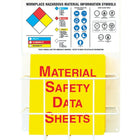 Accuform Signs Haz-Mat Basket Style Centre Boards, English, Binders Included-Binders Included/Not Included Included