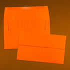 JAM Paper A10 Invitation Envelopes, 6 x 9.5, Brite Hue Orange Recycled, 250 Pack (95922H)-Paper Weight: 24 lbs.