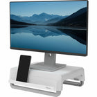 Fellowes Breyta Monitor Support - White-Modern and simple design aesthetics available in black and white colour options.