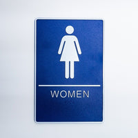 Futech Single Women Washroom Sign-Size: 5.75" W x 8.75"L