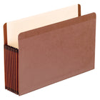 Pendaflex Lined Expanding File Pocket - 7" Expansion - Legal Size - Red Fibre-Fully lined nylon reinforced gussets