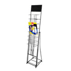 Futech BRH-8A 8 Pockets Brochure Holder - 52" x 10" x 11-1/2" - Black-The Futech BRH-8A brochure holder features an 8 Pocket slot for magazines and brochures. The brochure holder includes a flat plate above the print for your personal branding and information. If you're looking to advertise your product, company, or general information through print display, this rack is a great start for advertising.
