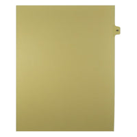 Mark Maker Legal Exhibit Index Tab Buff Single Tabs, 1/15th Cut, Letter Size, No Holes, Number 48, 25 Pack-Buff Single Tabs, 1/15th Cut
