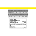 Norther Stars 13W Warmwhite LED Ultra-Thin Down Light, 6", 2 Pack-110-277V