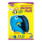 Trend Enterprises 6" DieCut Fish Friends Classic Accents, 108 Pack (T-10936)-Colourful fish design energizes classrooms and engages viewers