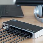 StarTech DK30A2DH Dual-4K Monitor Docking Station - Dual HDMI, Dual DP, or HDMI & DP 60Hz - USB-C/USB 3.0-DisplayLink certified DL 6950 chipset supports both USB-C and USB-A port equipped PC laptops