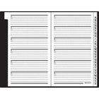 Day Runner Telephone/Address Book, 4" x 6-1/8", Assorted Crocodile-Like-Room for over 600 entries for names, addresses and phone numbers