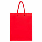 JAM Paper Gift Bags with Rope Handles - Medium - 8" x 10" x 4" - Red Matte - 3 Pack-Size: Medium (8 x 10 x 4 inches), Perfect for holding gifts such as candles, figurines, books, video games, CDs, clothes, etc.
