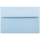 JAM Paper A10 Invitation Envelopes, 6 x 9.5, Baby Blue, 250 Pack (155689H)-Baby blue recycled envelope