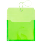 JAM Paper Plastic Envelopes with 2 5/8 Expansion, Elastic Closure, Letter Booklet, 9.75x13, Lime Green, 12 Pack (218E25LIB)-Lime Green plastic envelope