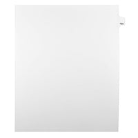 Mark Maker Legal Exhibit Index Tab White Single Tabs, 1/25th Cut, Letter Size, No Holes, Number 103, 25 Pack-White Single Tabs, 1/25th Cut