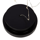 Truu Design Bell Jar with LED Starry String Lights, 12 inches, Clear-Includes LED starry string lights with timer