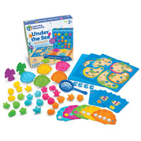 Learning Resources Under the Sea Sorting Set - Multicolor-Count, Sort, and Match: This all-in-one sorting playset gets kids ready for preschool with 13 toddler activities that develop early math and sorting skills!