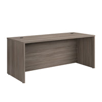 Sauder 71"W Affirm Desk - Hudson Elm-Durable, 1" thick top for books, binders, a computer, and more