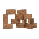 Smart Monkey Giant Timber Building Block Set, 16/Set-Set can be used with other Image Brick giant building block sets for really giant fun