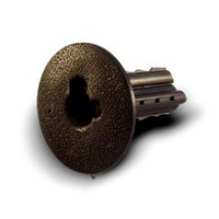 Digiwave Single RG6 Feed Thru Bushing with knockout, 2" x 5" x 5", Grey-Cover holes or imperfections on the wall