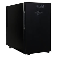 Koolatron 10 Bottle Wine Cooler, 1 cu. ft. (28L) Freestanding Thermoelectric Wine Fridge - Black-Holds 10 standard Bordeaux bottles