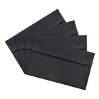 JAM Paper A10 Invitation Envelopes, 6 x 9.5s, Black Linen Recycled, 1000 Pack (36168B)-Closure: Gum