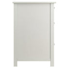 Winsome Wood Delta File Cabinet, White (10321)-Overall dimensions 30.71"H x 20.87"W x 20.24"D