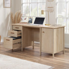 Sauder 59"W Whitaker Point Desk - Natural Maple-   File drawer holds letter or legal-size hanging files